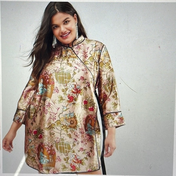 Asos Dresses & Skirts - ASOS dress kimono wrap sz 14 cherry blossom